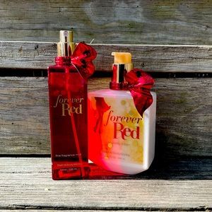 Bath and Body works body spray and lotion(used)